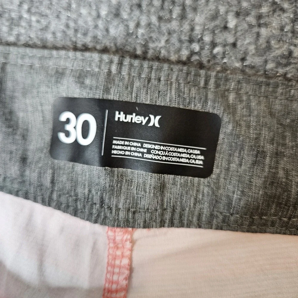 Hurley Mens Boardshorts Size 30 Patriotic Stripe 7 In Inseam Surf Beach Swim - Picture 2 of 7